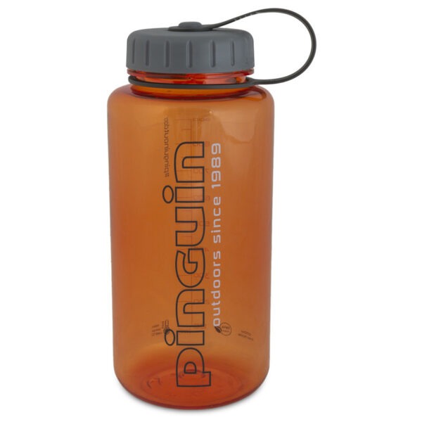 Láhev Pinguin Tritan Fat Bottle 1000 ml Barva: oranžová/šedá