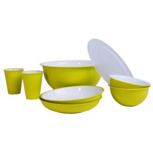 Set nádobí Omada Sanaliving Pic-Nic Set 8 Barva: světle zelená