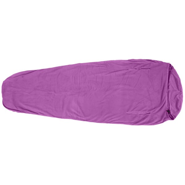 Vložka do spacáku Warmpeace Polartec Micro Mummy 195 cm Barva: fialová