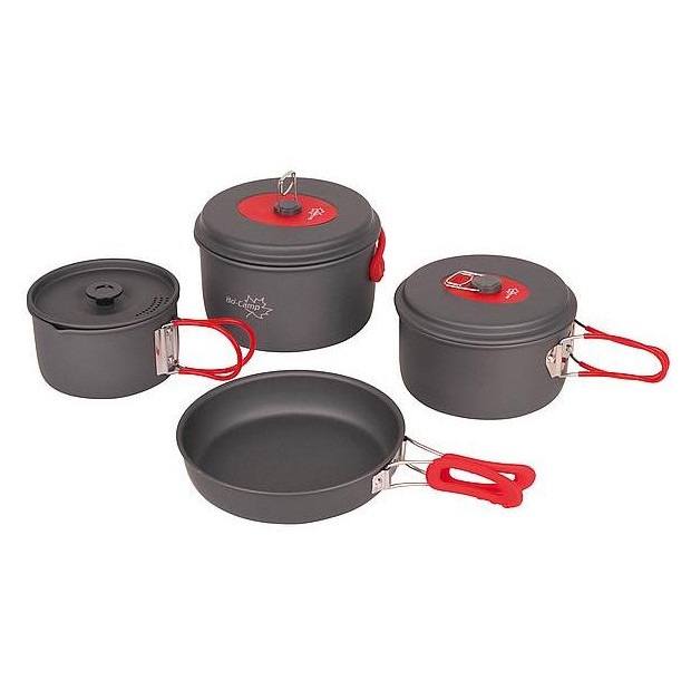 Sada nádobí Bo-Camp Cookware set Explorer XL Barva: šedá