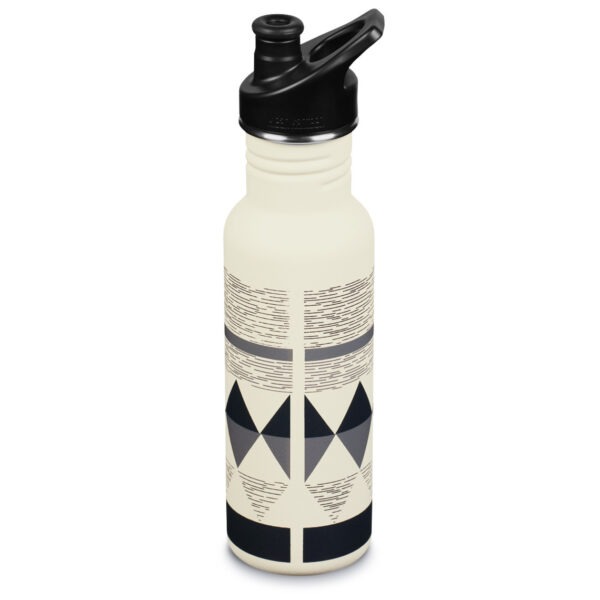 Láhev Klean Kanteen Classic 532 ml Sport Cap Barva: béžová