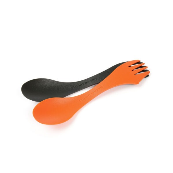 Sada příborů Light My Fire Spork Original 2-pack Barva: černá/oranžová