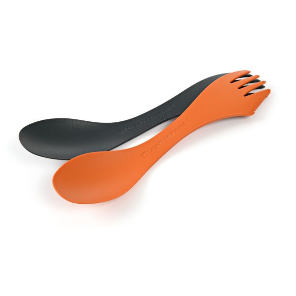 Příbor Light My Fire Spork Medium 2-pack Barva: černá/oranžová