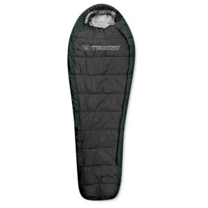 Spacák Trimm Highlander 195 cm Zip: Levý / Barva: šedá/zelená