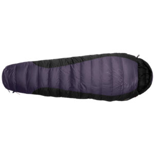 Péřový spacák Warmpeace Viking 900 195 cm wide Zip: Pravý / Barva: šedá/černá