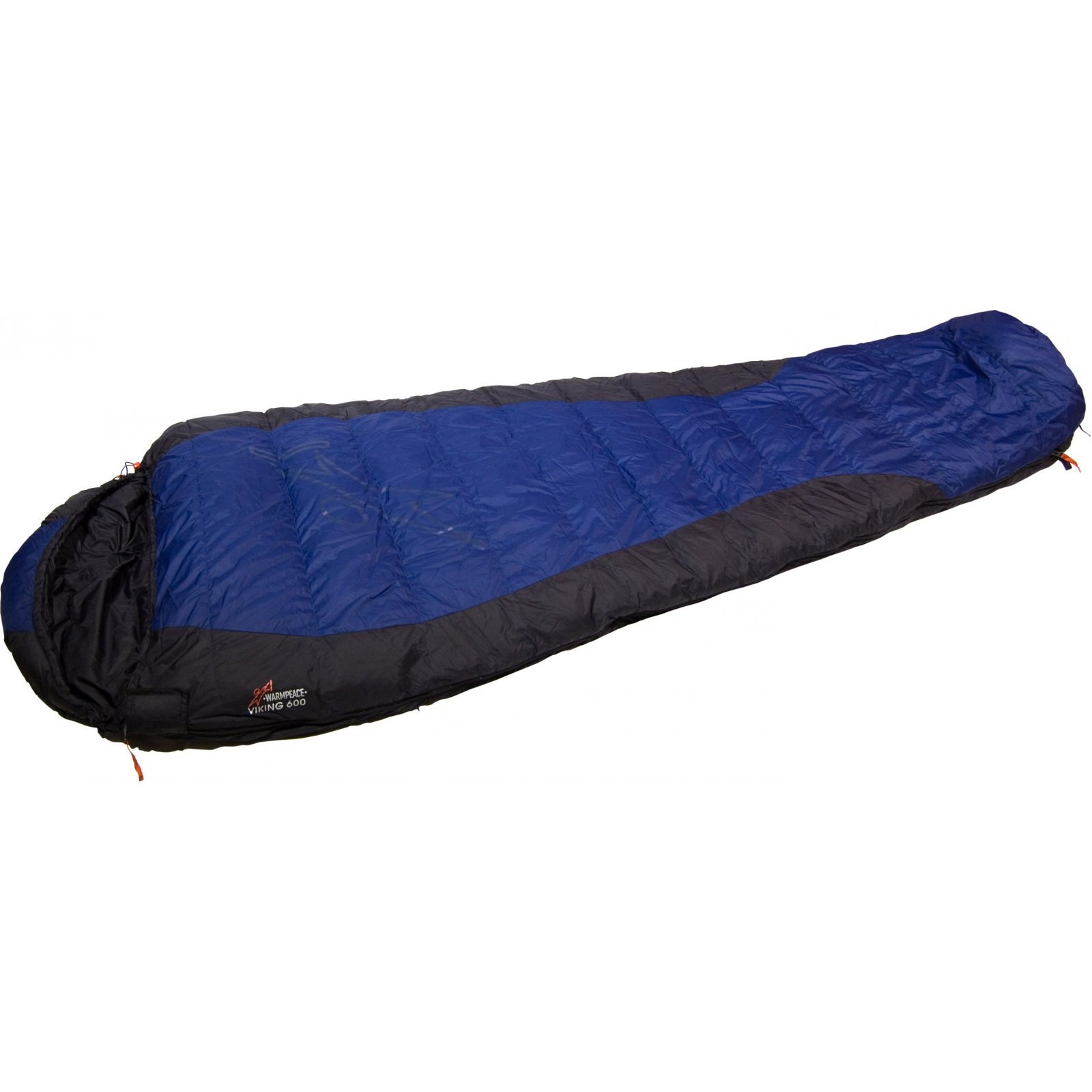 Péřový spacák Warmpeace Viking 600 170 cm wide Zip: Levý / Barva: modrá