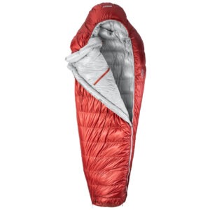 Péřový spacák Patizon DPRO 590 L (186-200 cm) Zip: Levý / Barva: červená/šedá