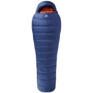 Péřový spacák Mountain Equipment Classic Eco 750 Long Barva: modrá