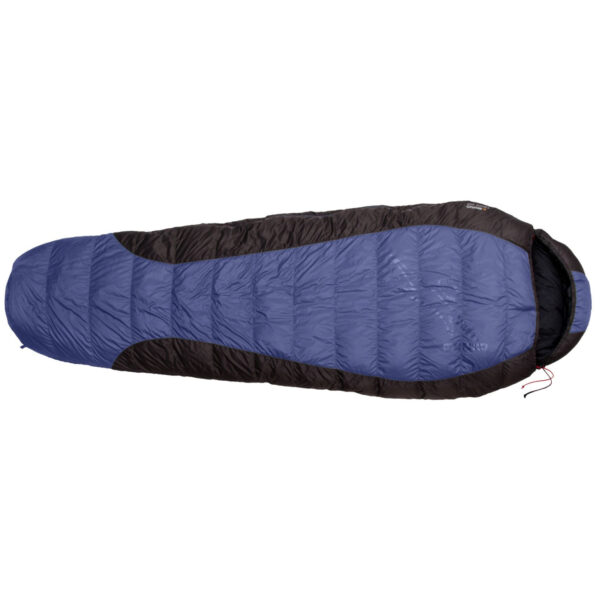Péřový spacák Warmpeace Viking 600 195 cm wide Zip: Levý / Barva: modrá/černá