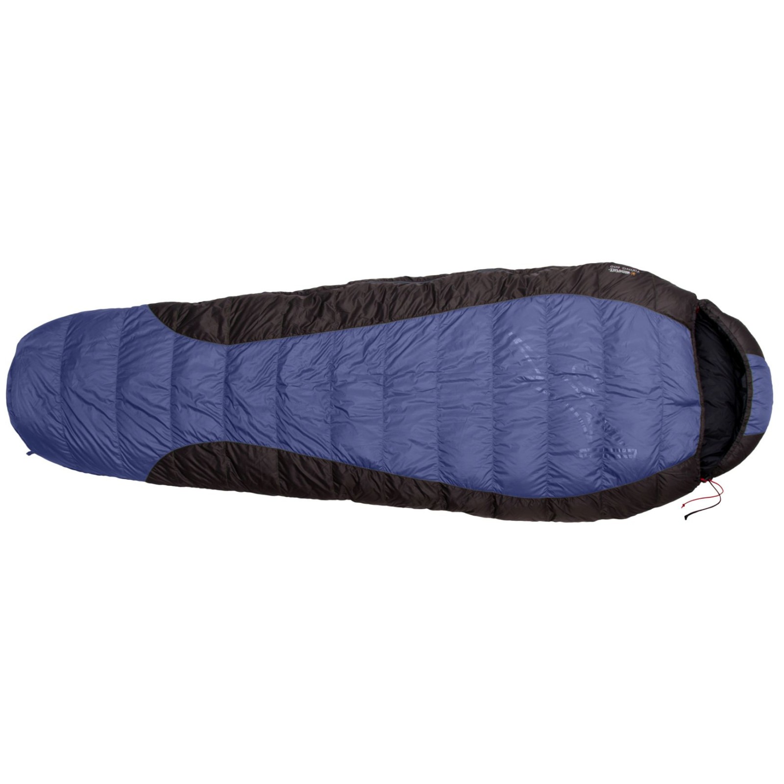 Péřový spacák Warmpeace Viking 600 170 cm Zip: Levý / Barva: modrá/černá