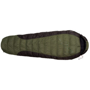 Péřový spacák Warmpeace Viking 600 170 cm Zip: Levý / Barva: zelená/černá
