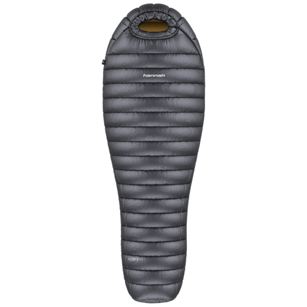 Péřový spacák Hannah Loft 400 195 cm Zip: Levý / Barva: šedá