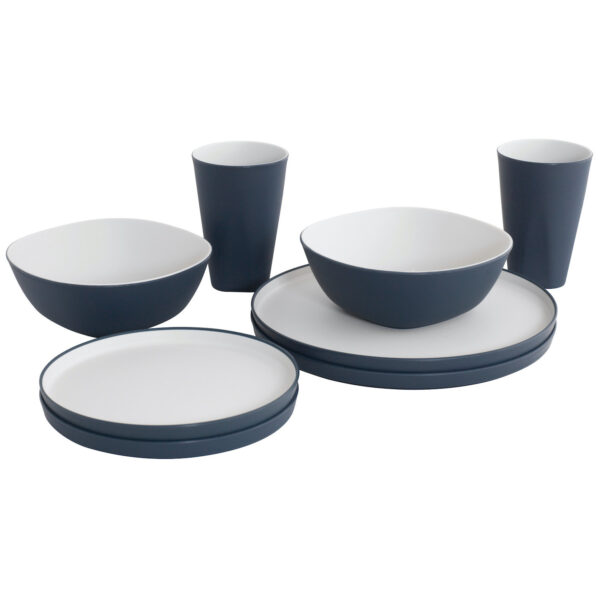 Sada nádobí Outwell Gala 2 Person Dinner Set Barva: tmavě modrá