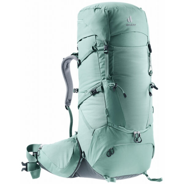 Turistický batoh Deuter Aircontact Core 55+10 SL Barva: zelená/šedá