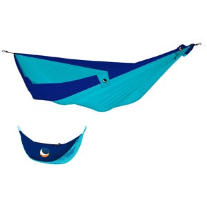 Hamaka Ticket to the Moon King Size Hammock Barva: tyrkysová/modrá