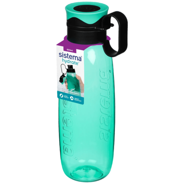Láhev Sistema Hydrate Tritan Traverse Flip Top 650 ml Barva: zelená