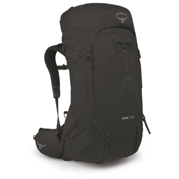 Dámský turistický batoh Osprey Aura Ag Lt 65 Velikost zad batohu: XS/S / Barva: černá
