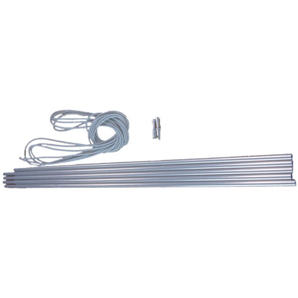 Set segmentů Vango Alloy Pole Set 9.5 mm x 45 cm Barva: šedá