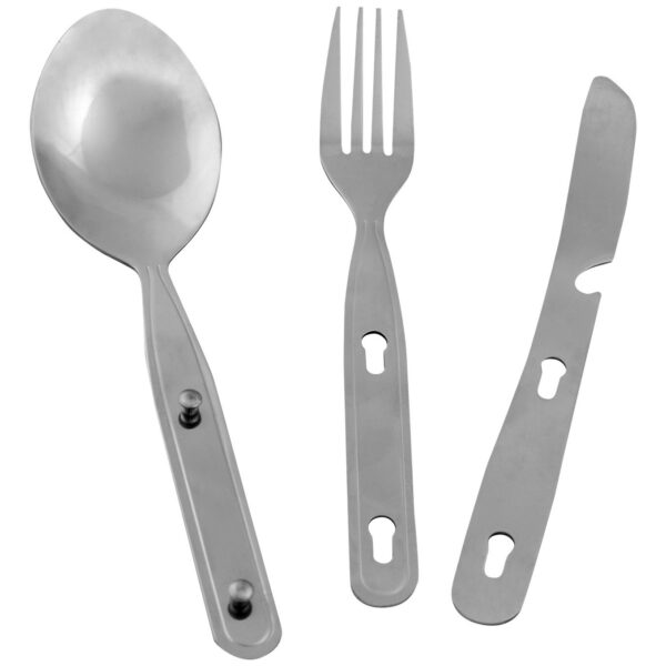 Sada příborů Rockland Travel Tools Barva: stříbrná