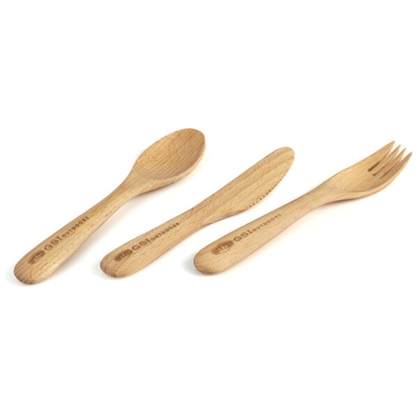 Příbor GSI Outdoors Rakau Cutlery Set Barva: béžová