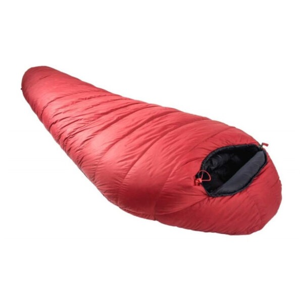 Péřový spacák Warmpeace Solitaire 1000 180 cm Zip: Pravý