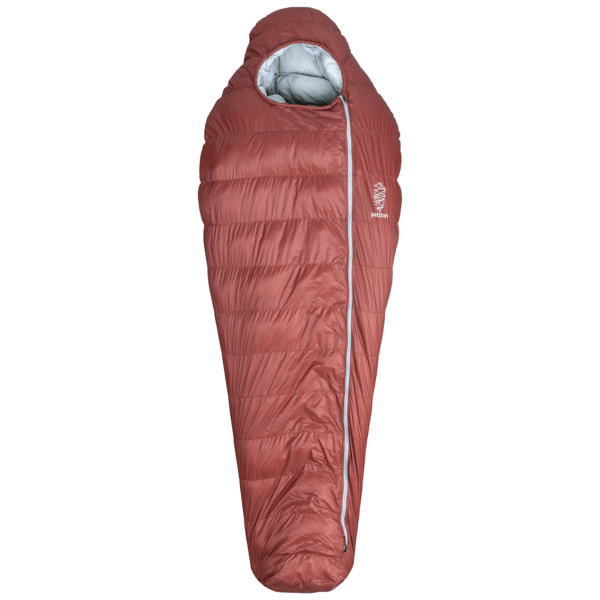 Péřový spacák Patizon D 290 L (186-200 cm) Barva: červená/šedá