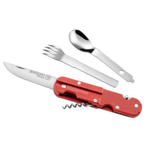 Multifunkční nůž TB OUTDOOR Bivouac French Navy Camp Knife Barva: červená