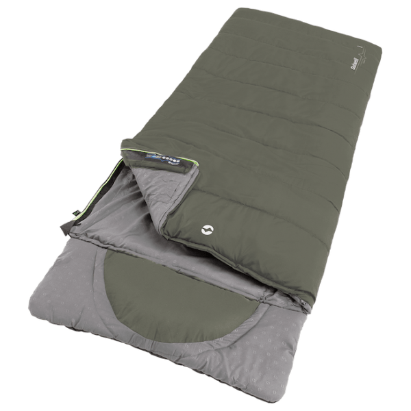 Dekový spacák Outwell Contour Zip: Levý / Barva: khaki