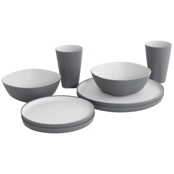 Sada nádobí Outwell Gala 2 Person Dinner Set Barva: šedá