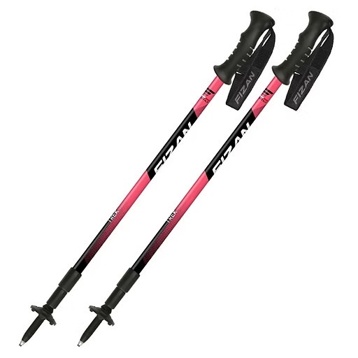 Trekové hole Fizan Trek Barva: růžová/černá